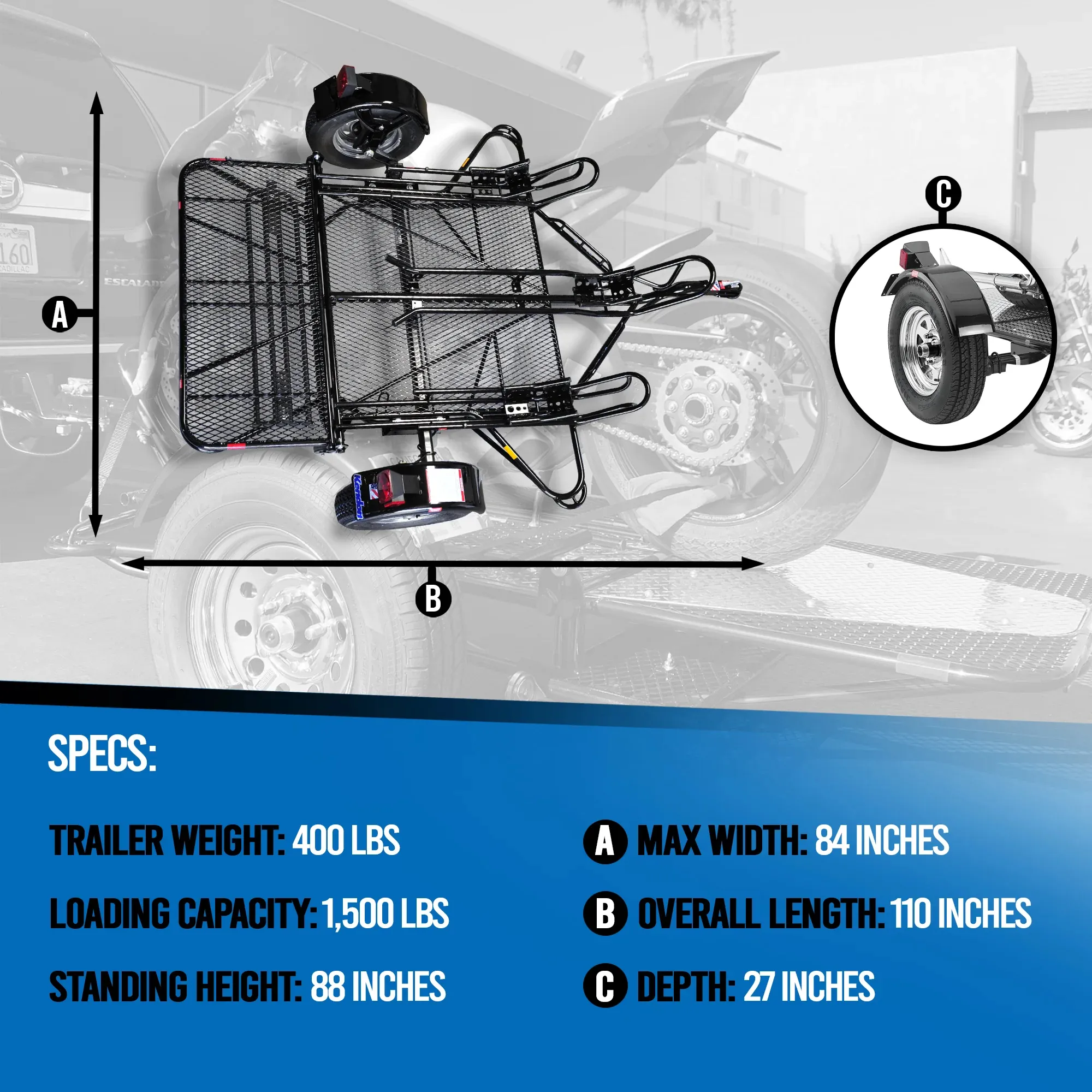 Sport sales bike trailer