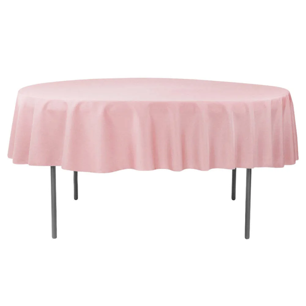 LINEN, 90" ROUND LIGHT PINK