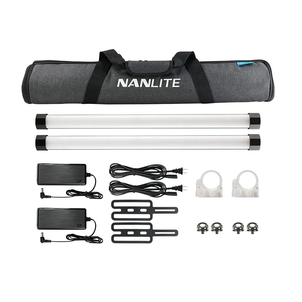 Nanlite PavoTube II 15X RGB LED Pixel Tube Light (2-Light Kit)