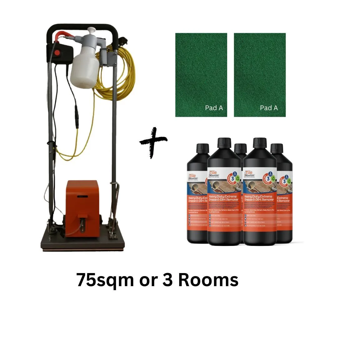 Porcelain deep clean (upto 75m2)