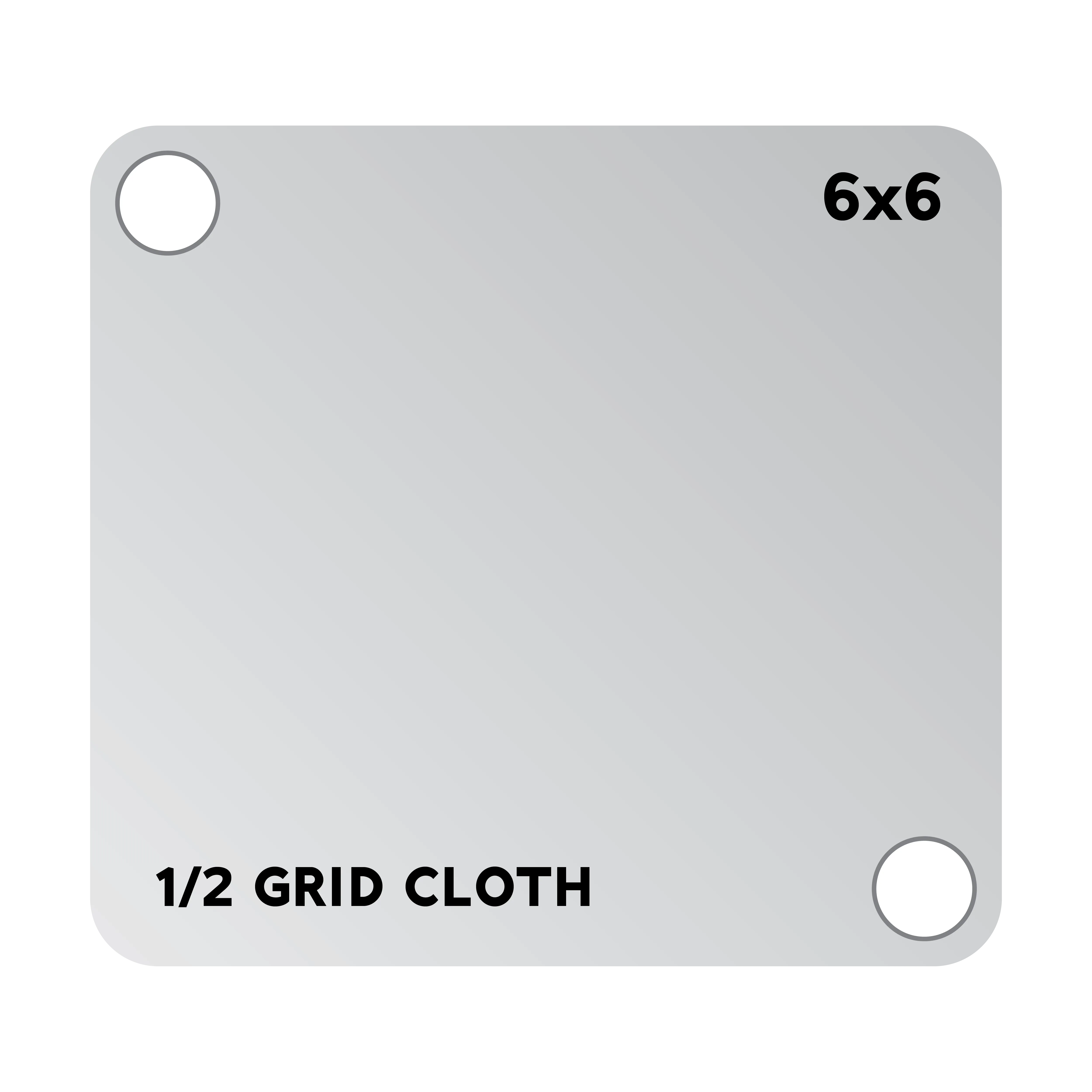 1/2 Grid cloth 2mx2m / 6'x6'
