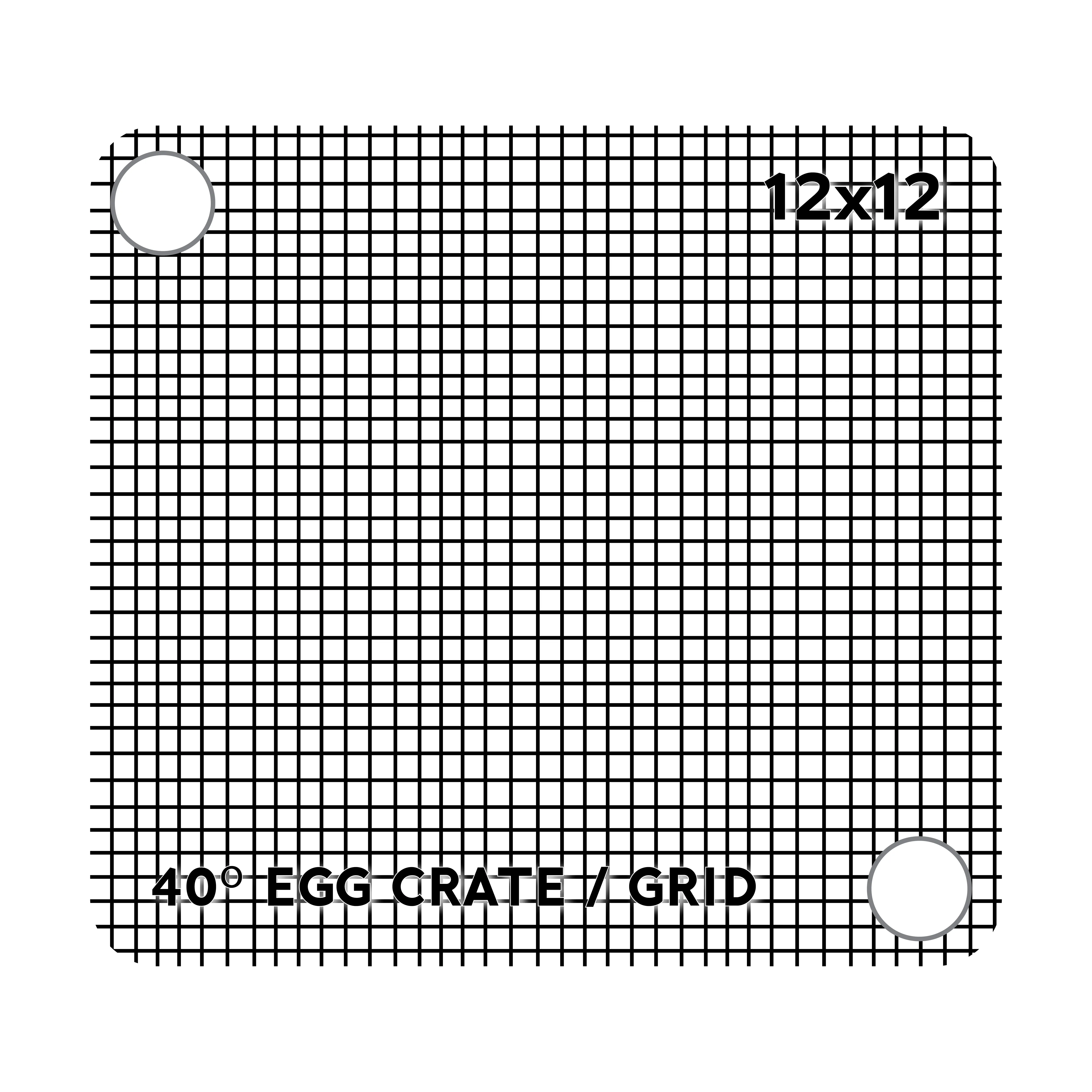 40º Egg Crate / Grid 4mx4m / 12'x12'