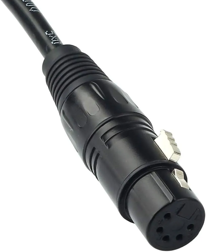 5-Pin DMX kabel 1 meter