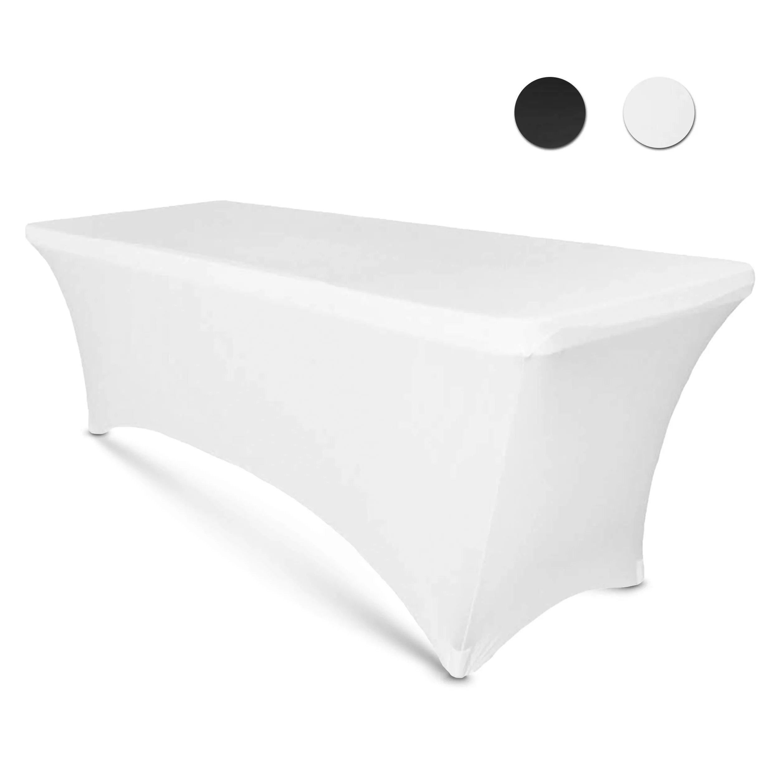 White Spandex Tables Cloths