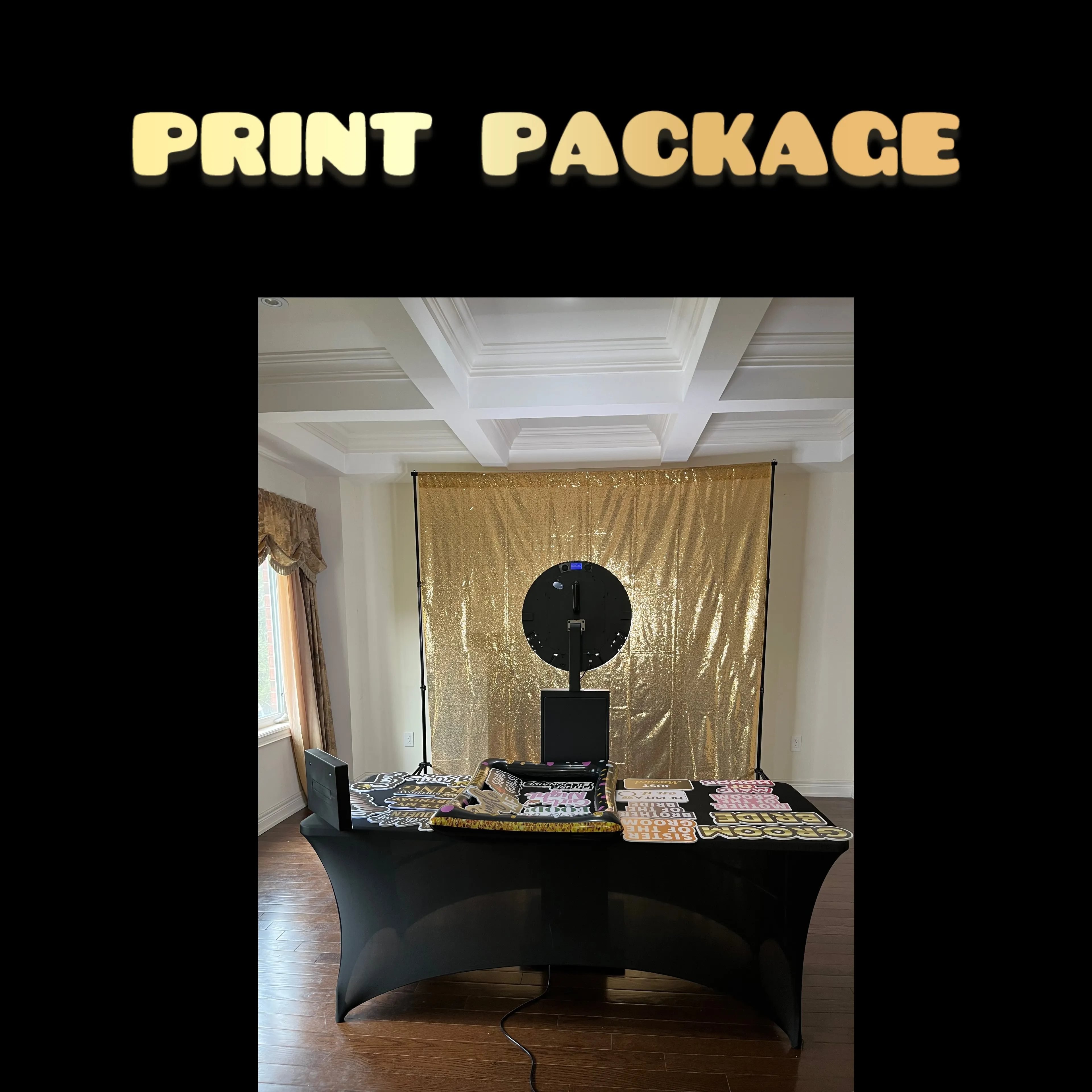Customizable Photo Booth - Print Package 