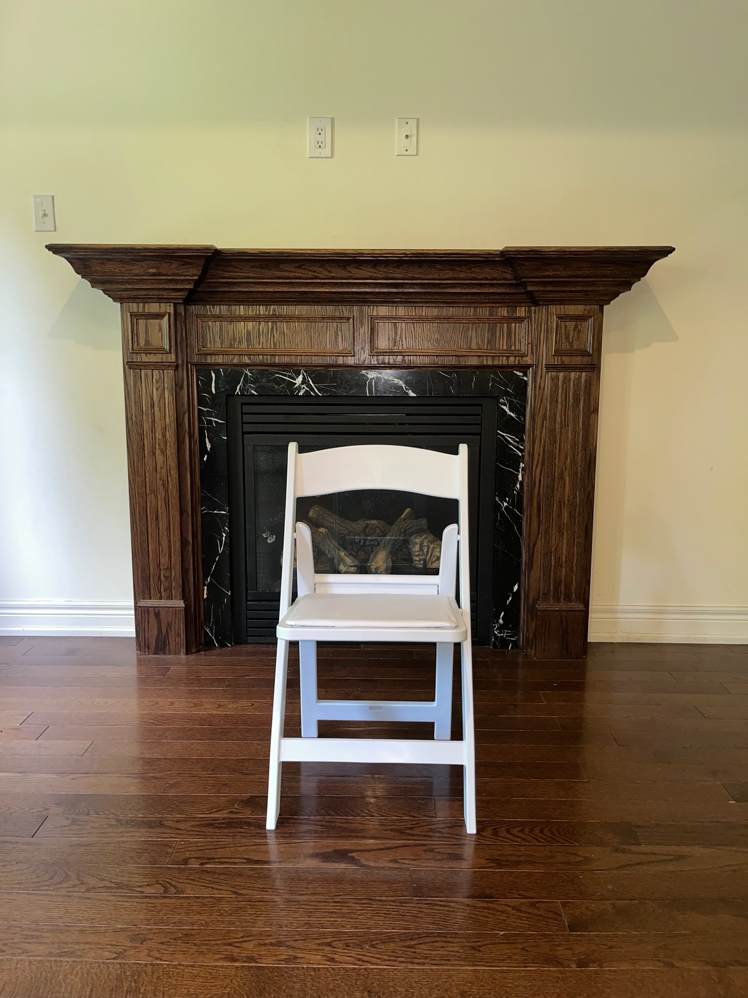 White Resin Chairs 