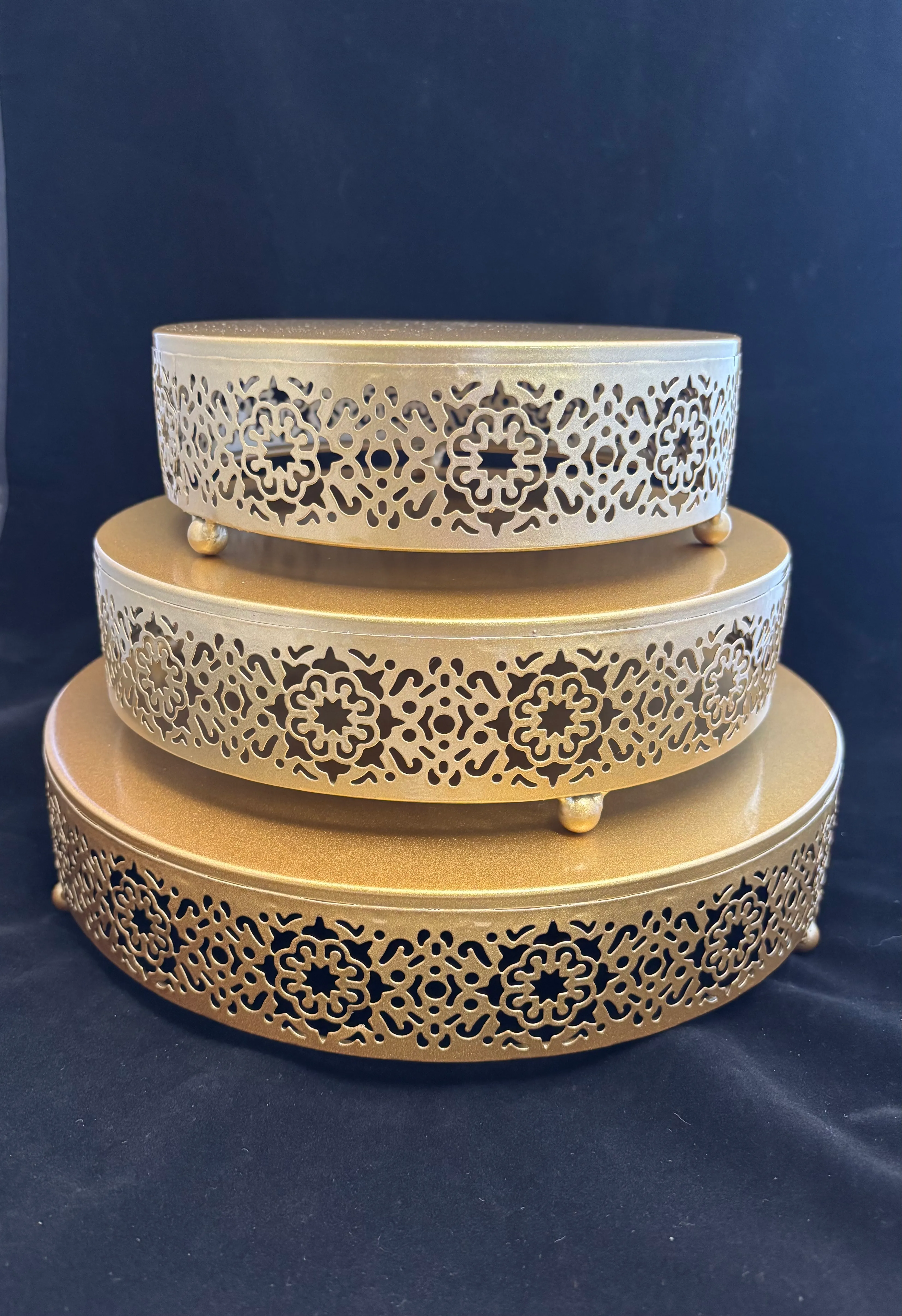 Gold Cake Stand 3 