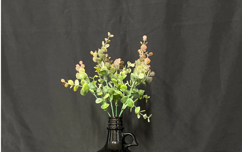 Fall Silver Dollar Eucalyptus Bush (Artificial)