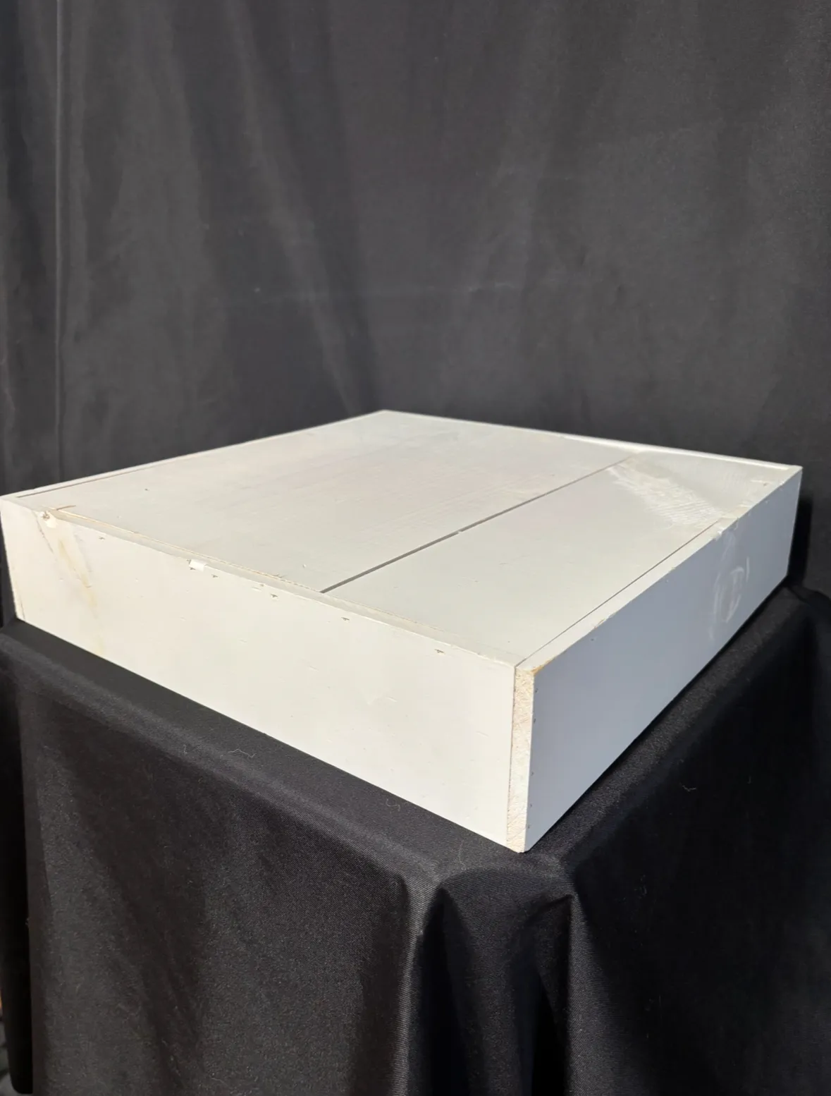 Square White Cake Stand