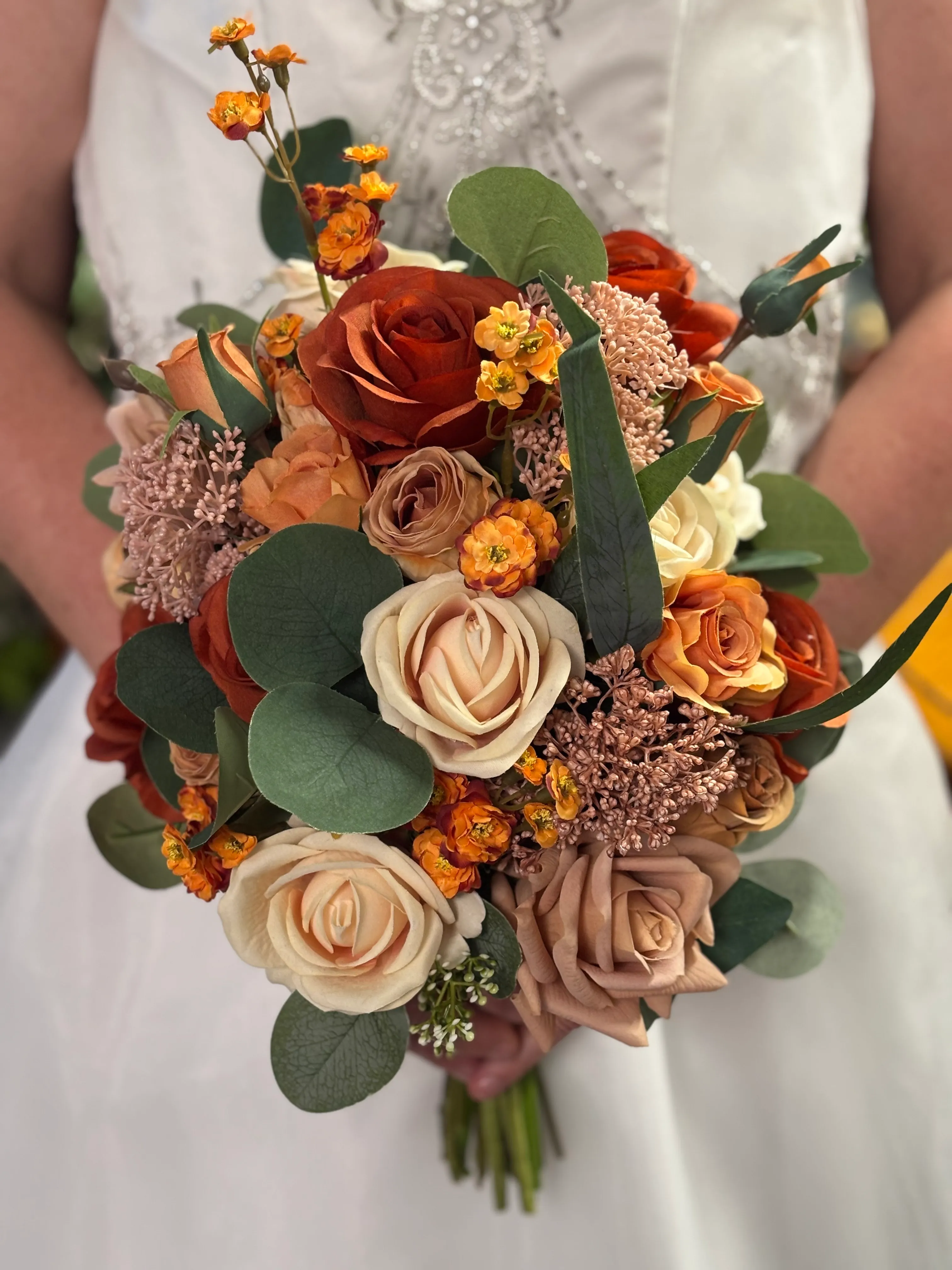 Terracotta Bride’s Bouquet