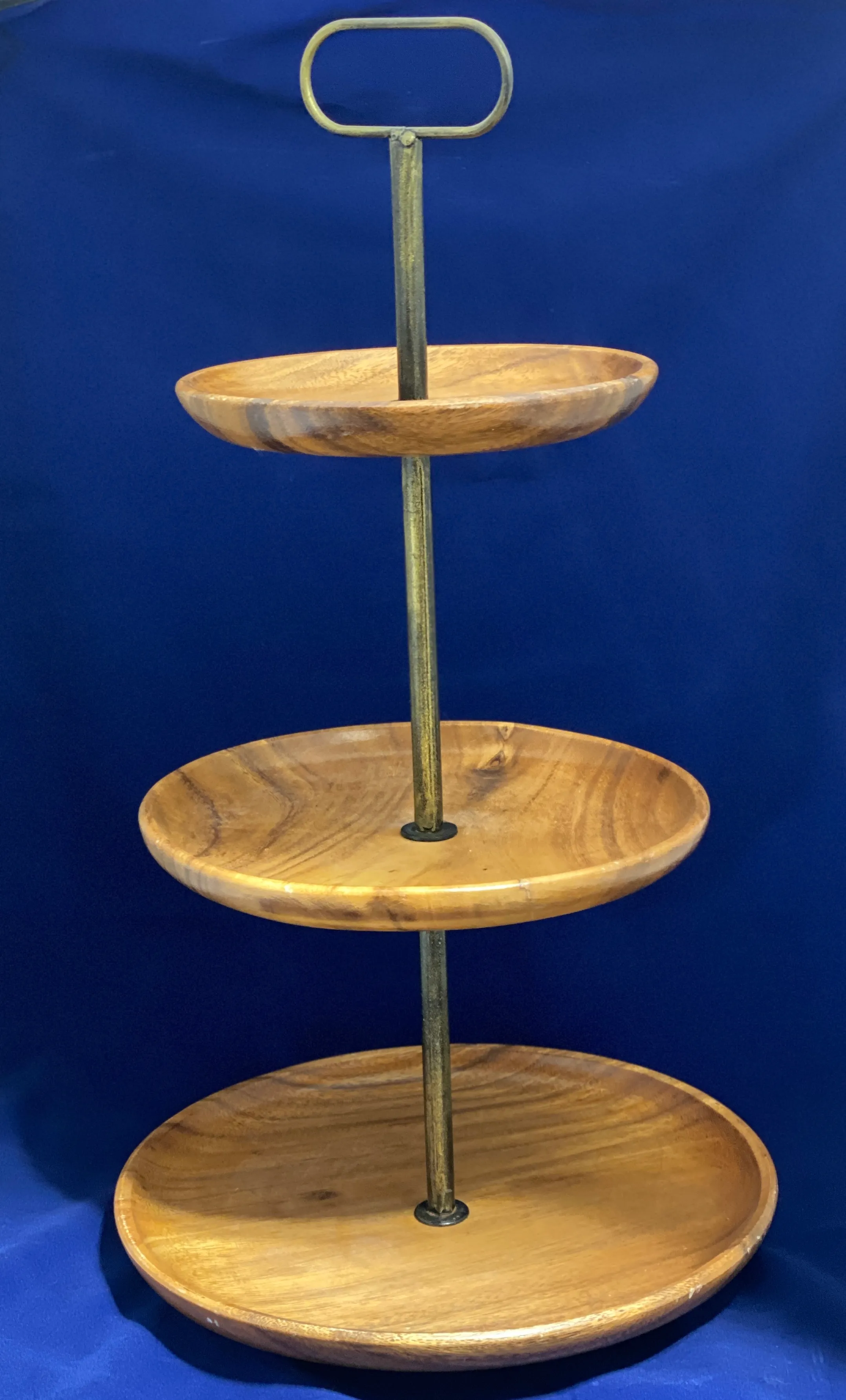 Wood 3 Tier Cupcake Stand 
