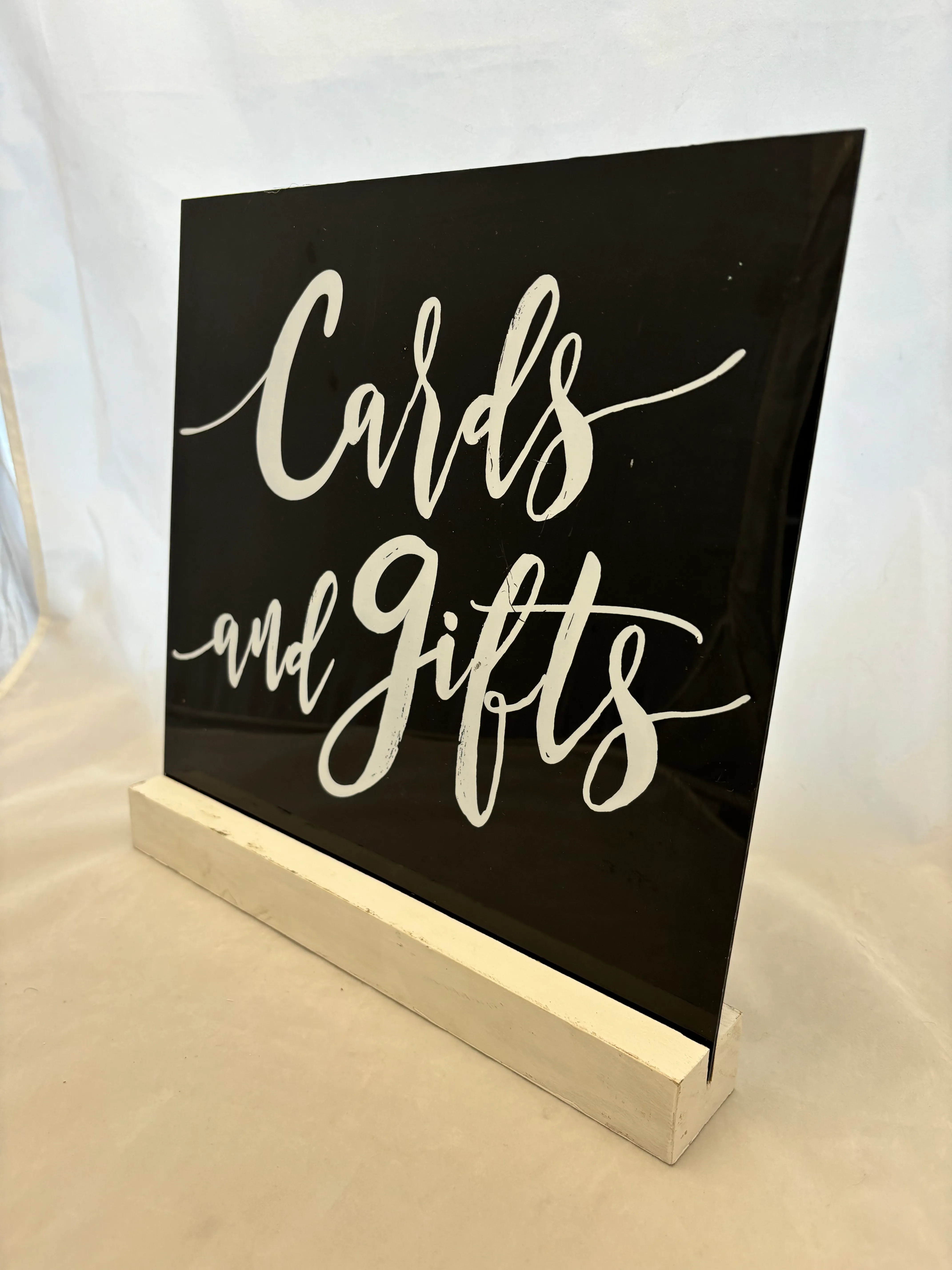 Black Cards/Gifts Sign 2