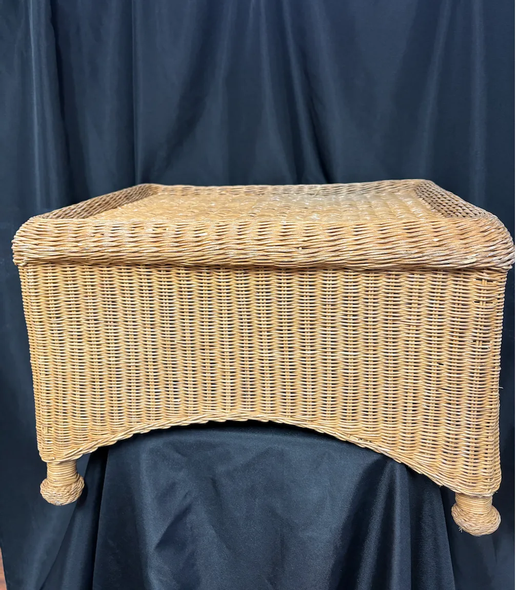 Vintage Whicker Table 