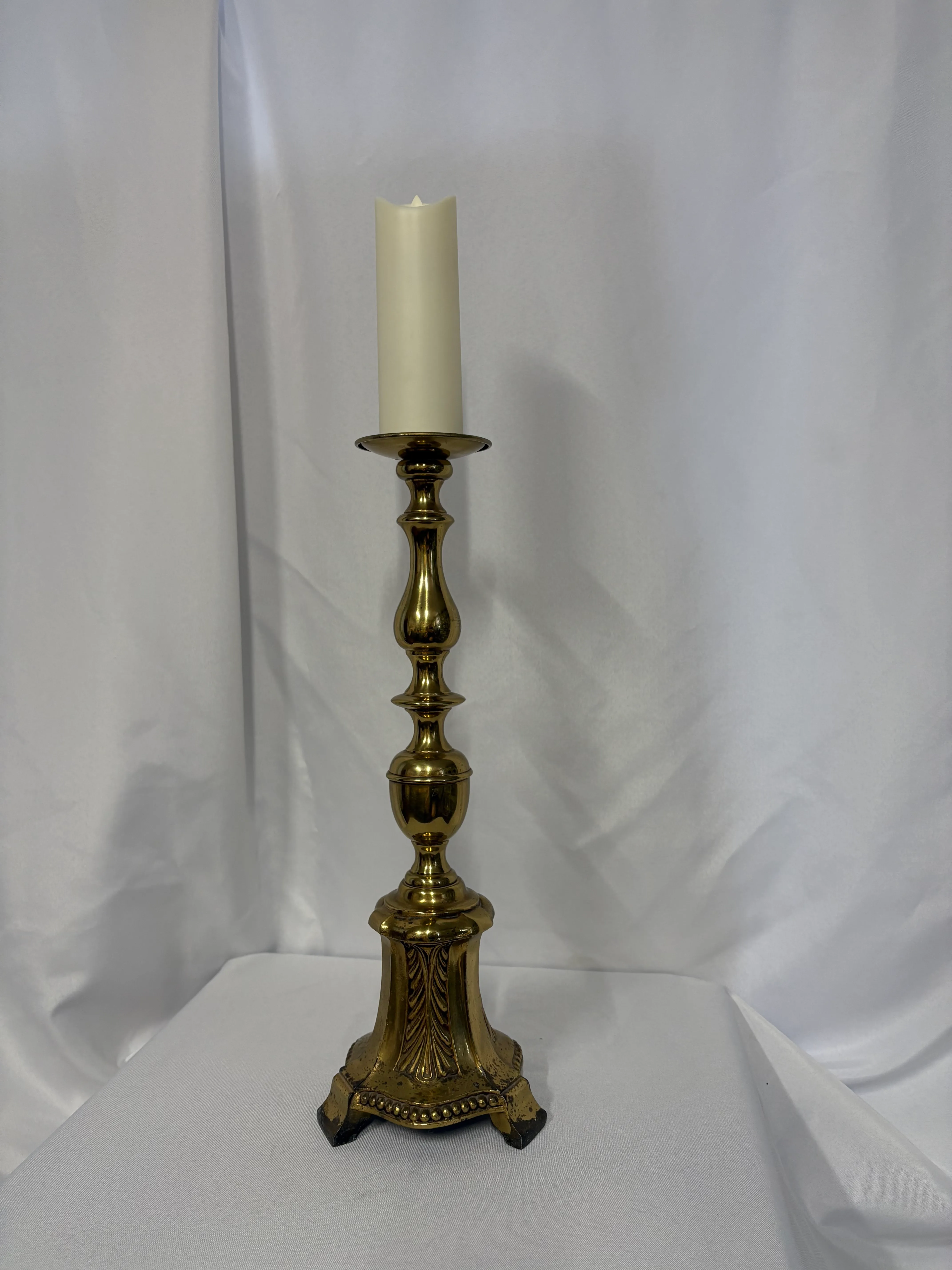 Antique Brass Pillar XL 1