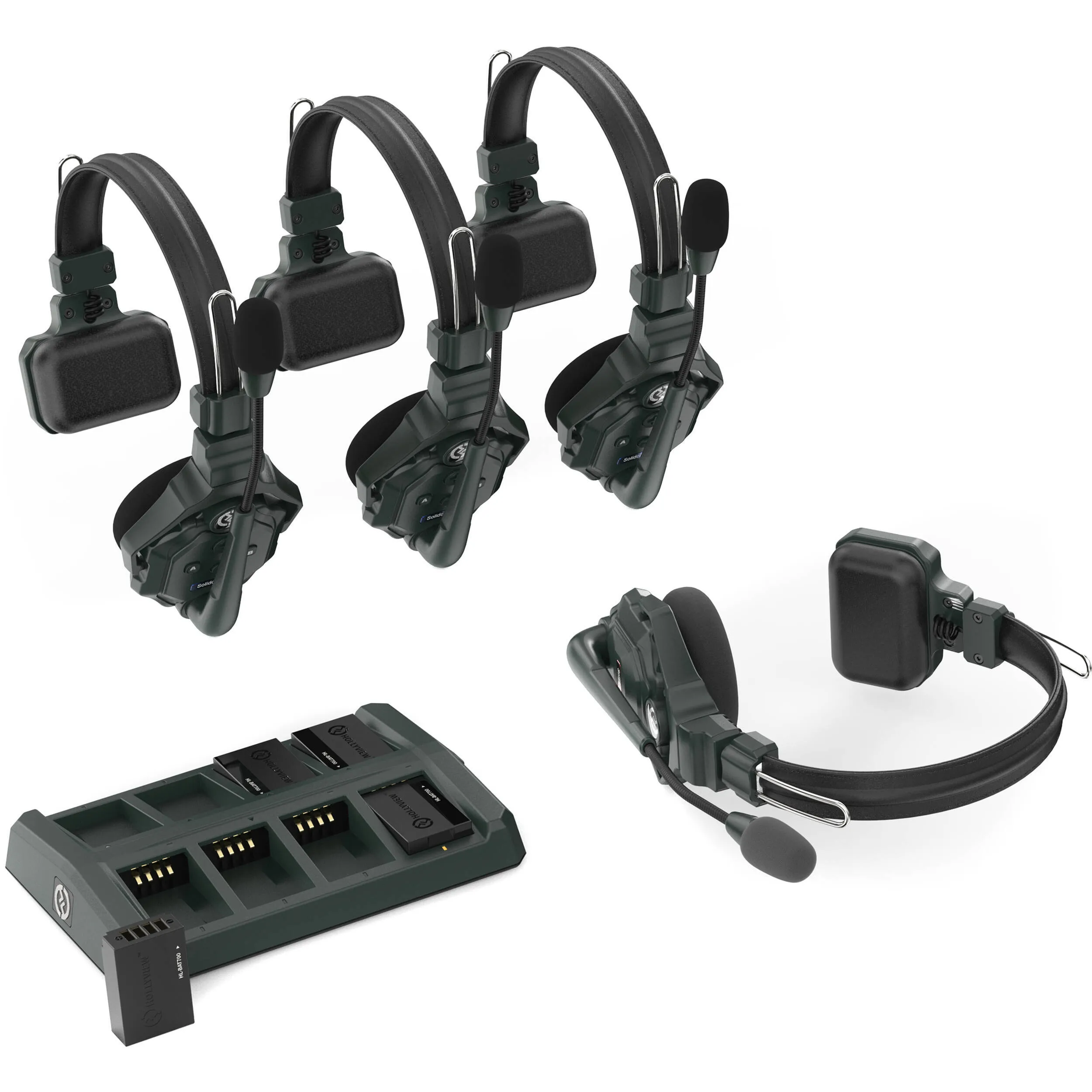 Hollyland Solidcom  Full Duplex Wireless Intercom System with  Headsets