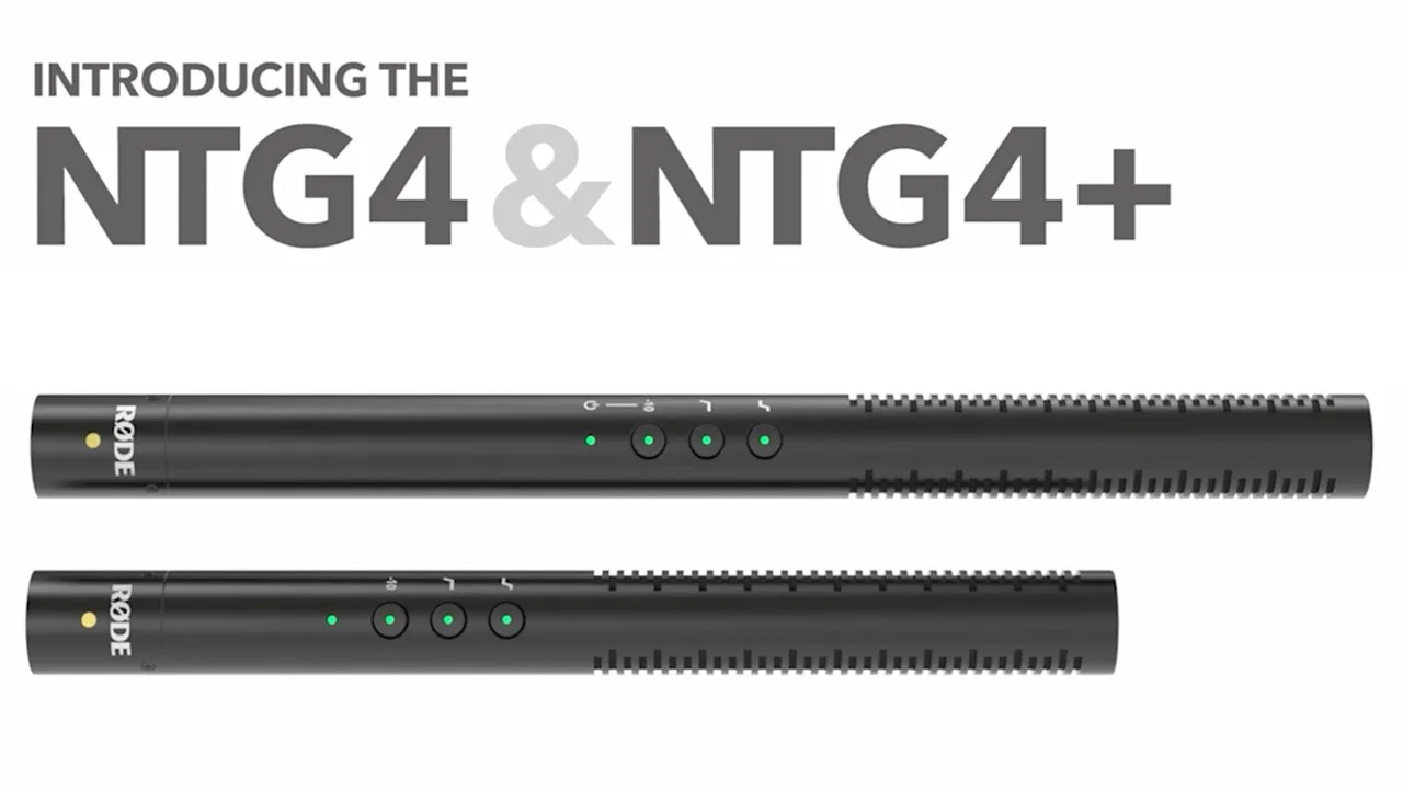 RODE MICROPHONES NTG4+ Boom Mic