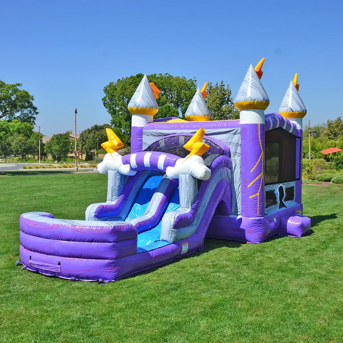 Thunder dual lane combo (Water or Dry Slide)