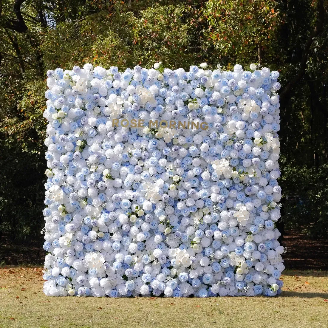 Blue Flower Wall