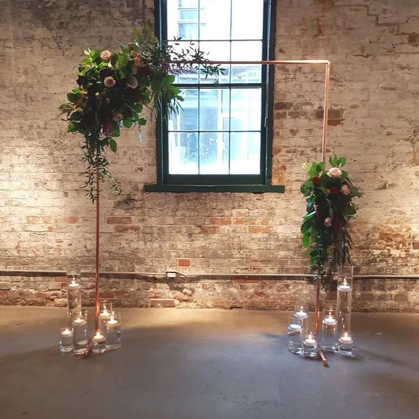 Copper Wedding Arch