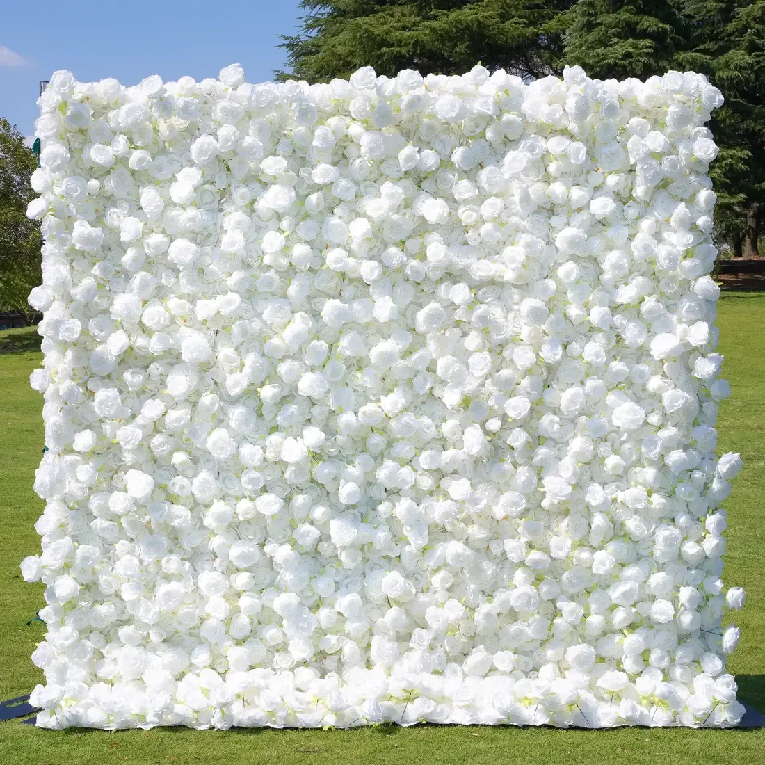 Angel White Flower Wall