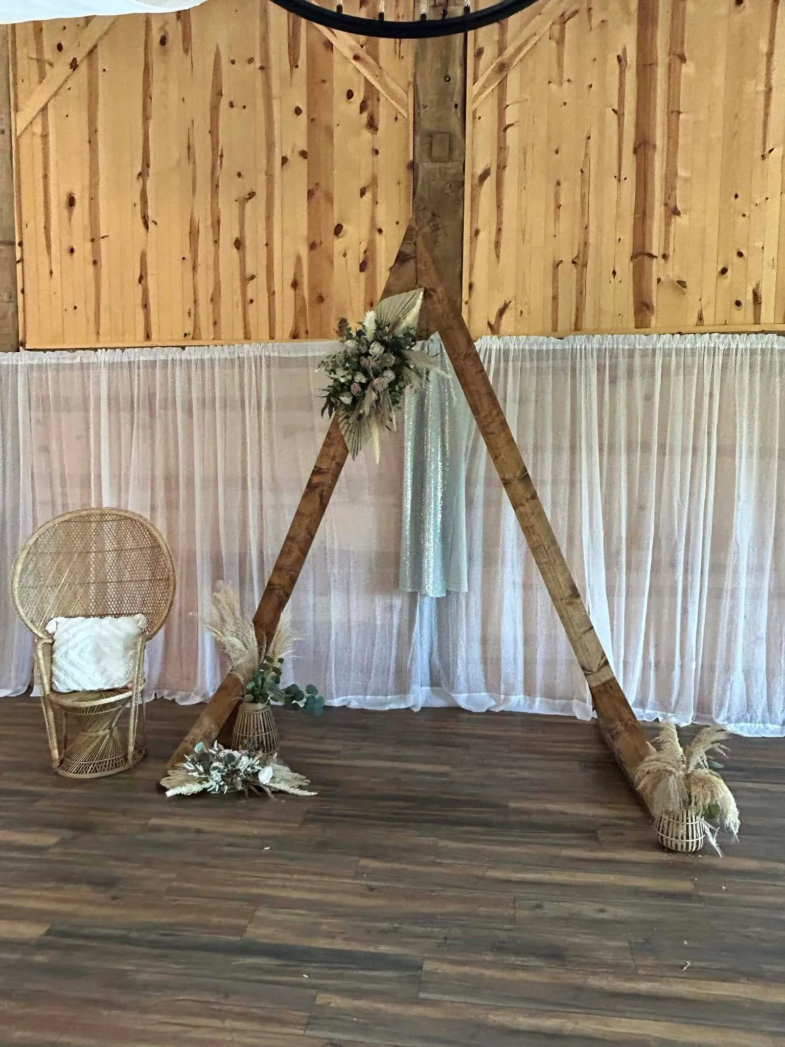 Wooden Triange Arch