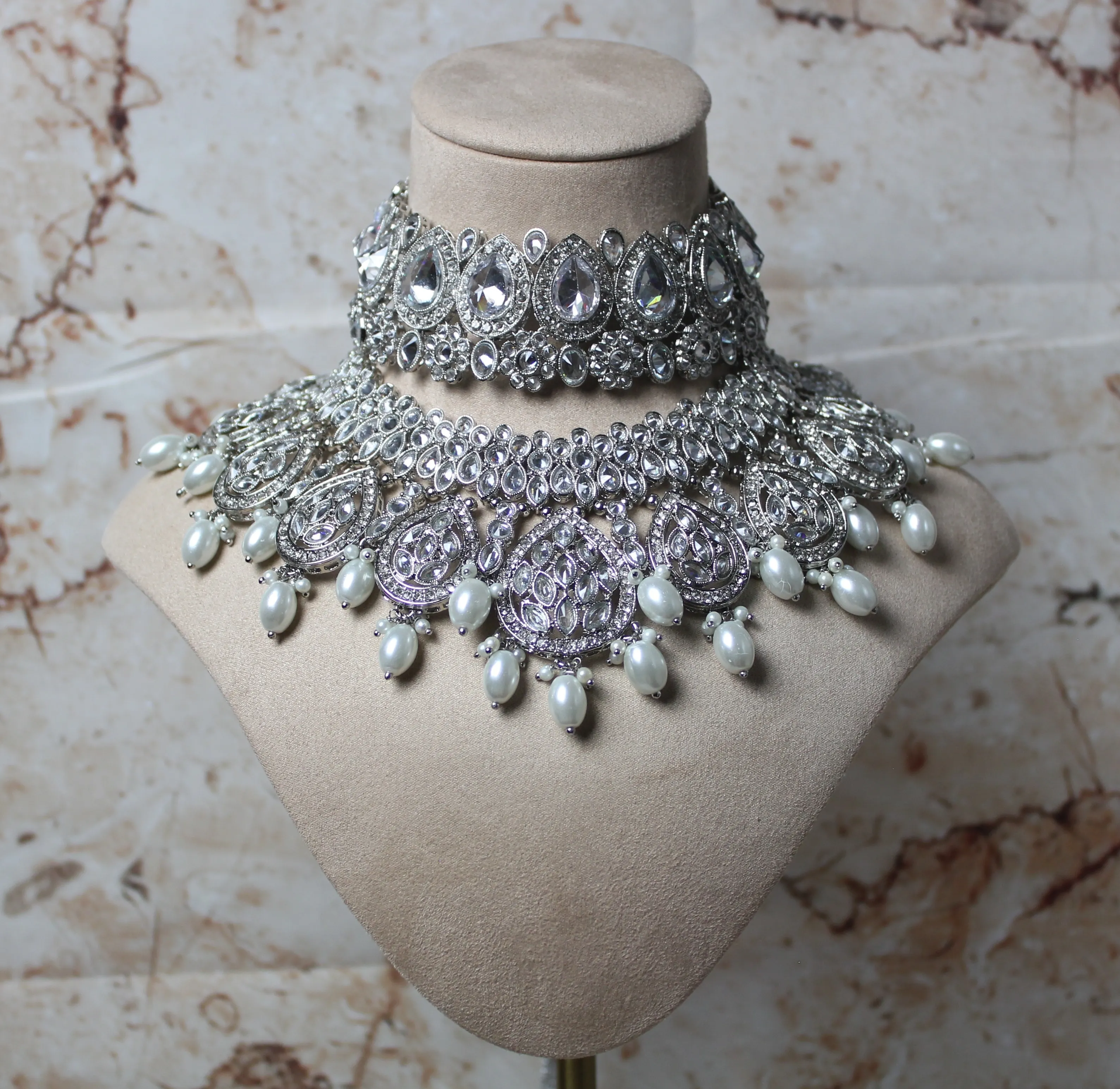 Tara Bridal Set in Silver