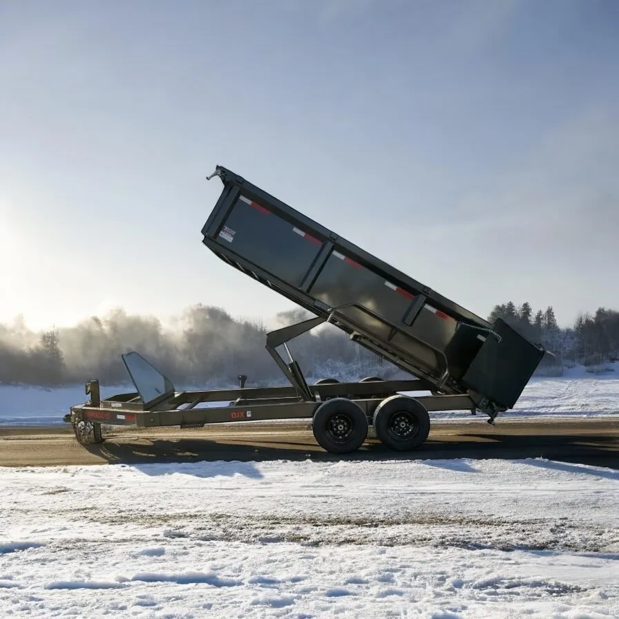 83”x16 Dump Trailer w/ 36” Sides