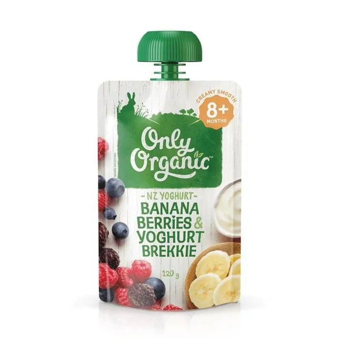 Only Organic Banana Berries & Yoghurt Brekkie 