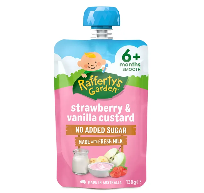 Rafferty's Garden Strawberry & Vanilla Custard
