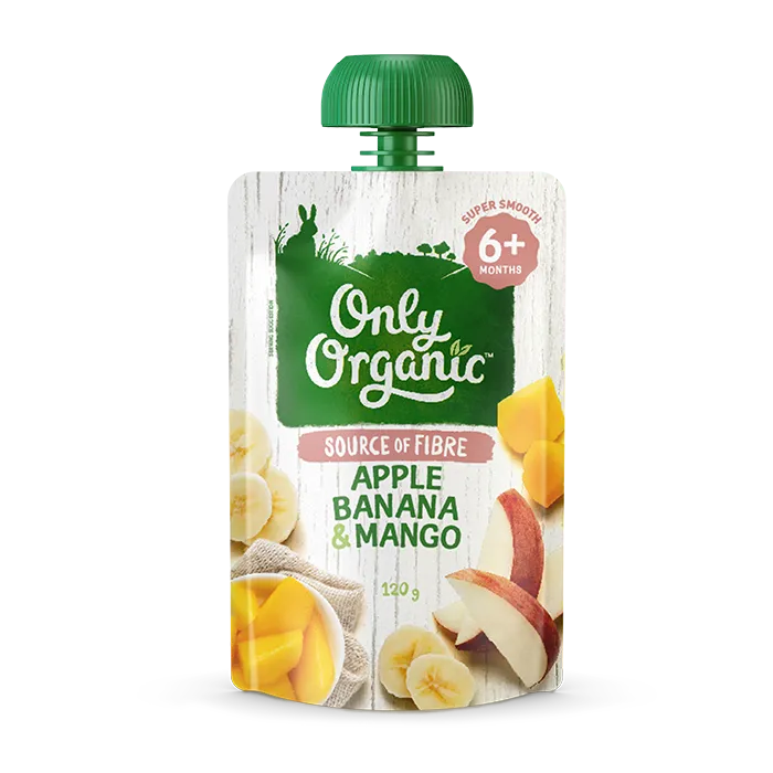 Only Organic Apple Banana & Mango 