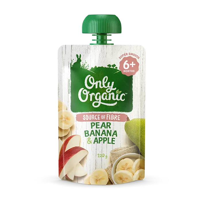 Only Organic Pear Banana & Apple