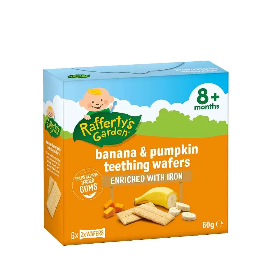 Rafferty's Garden Banana & Pumpkin Teething Wafers