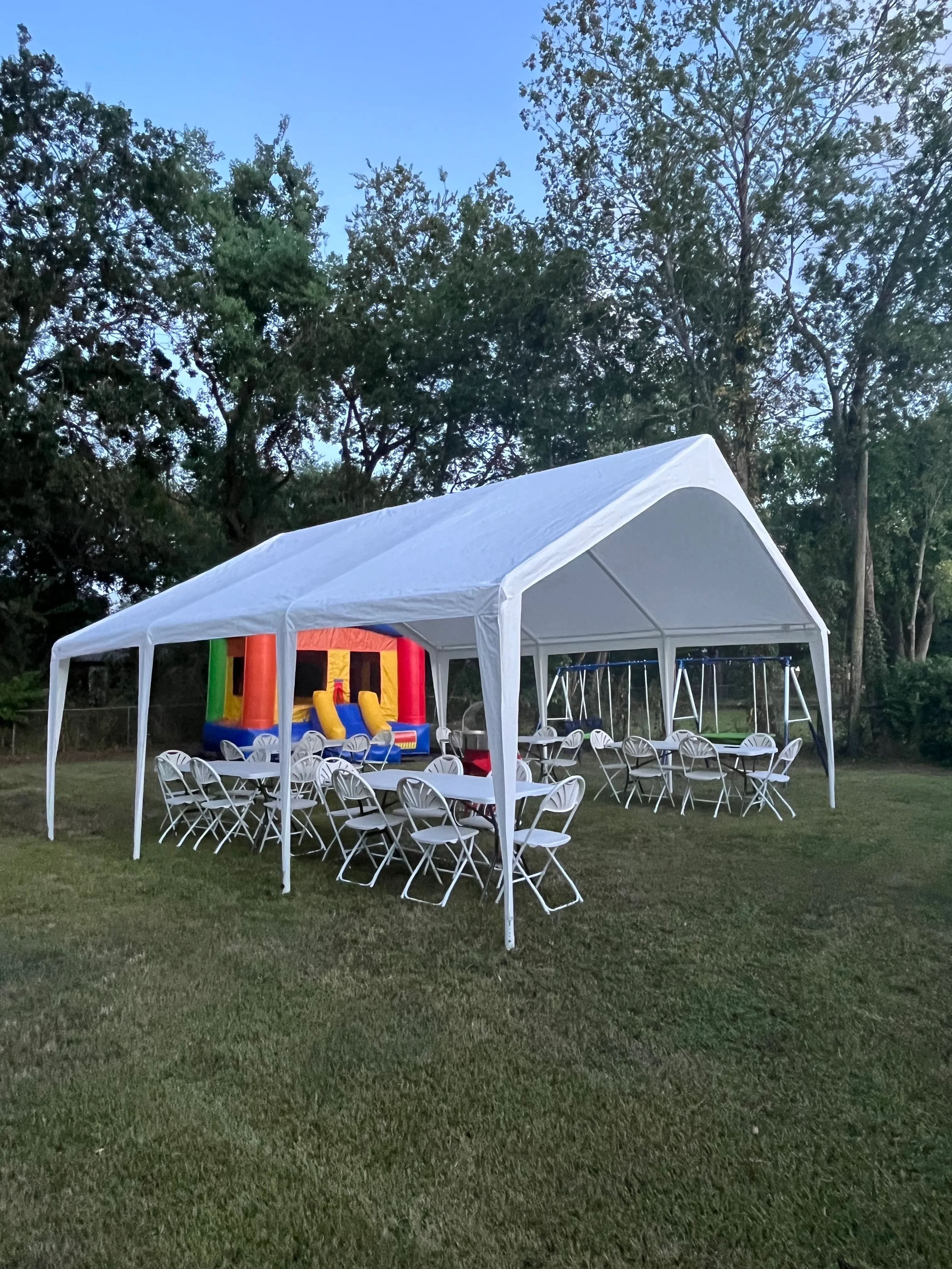 Elegant or Plain White Tent Rentals