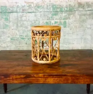 Rattan Side Table