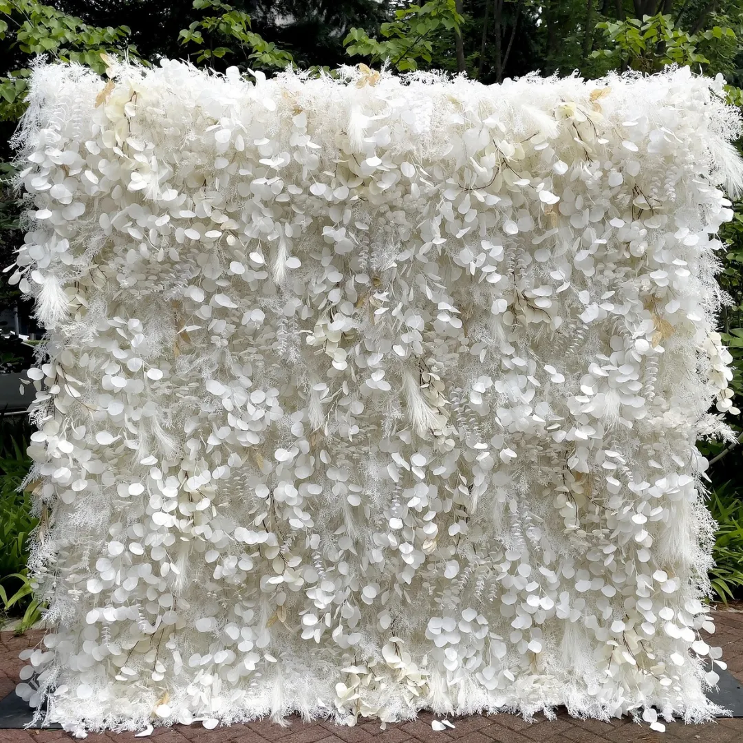 Ivory Floral Wall 