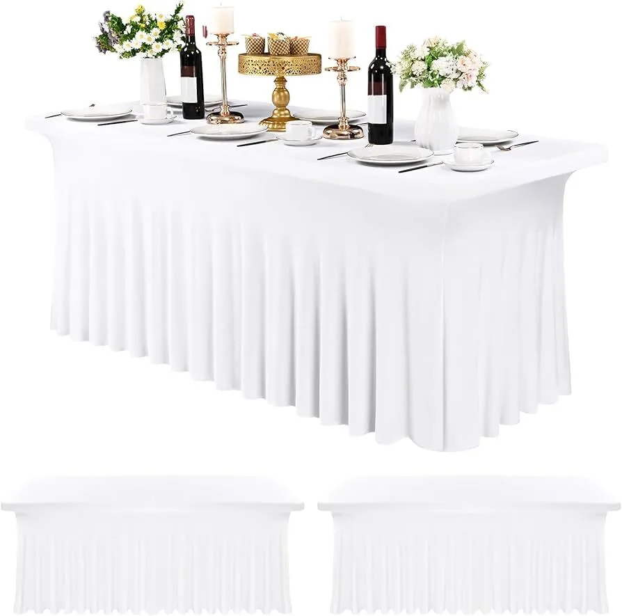 Rectangular table spandex tablecloths 