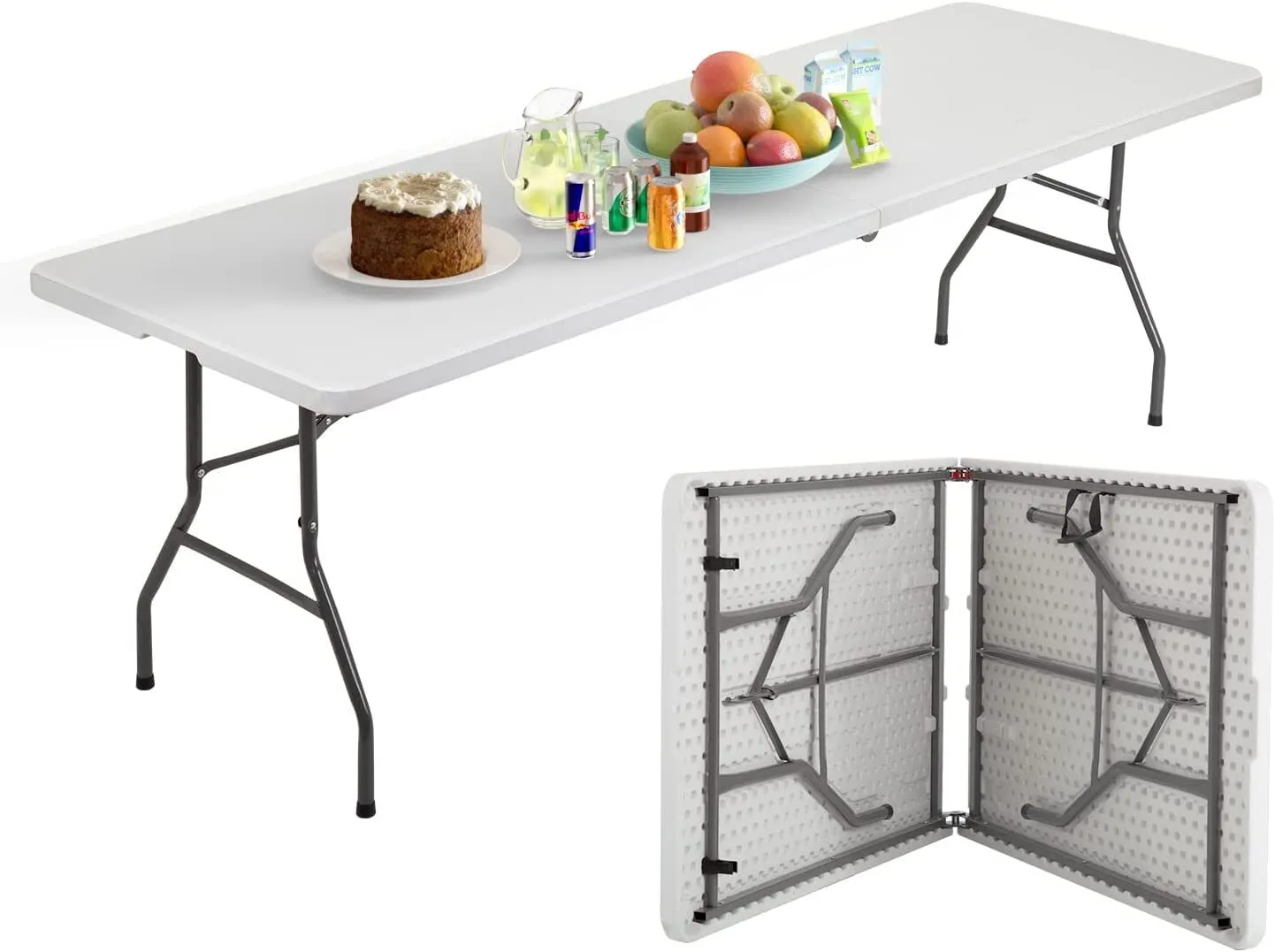 8 foot folding table 