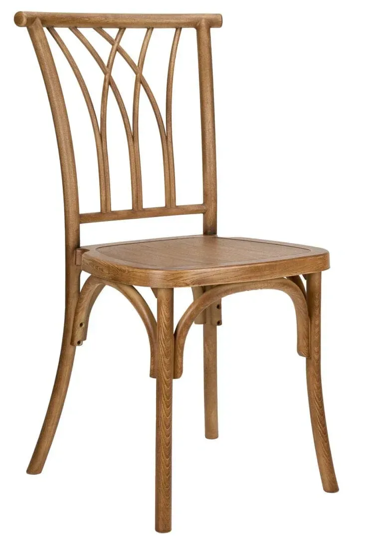 Chestnut Resin Willow Chair