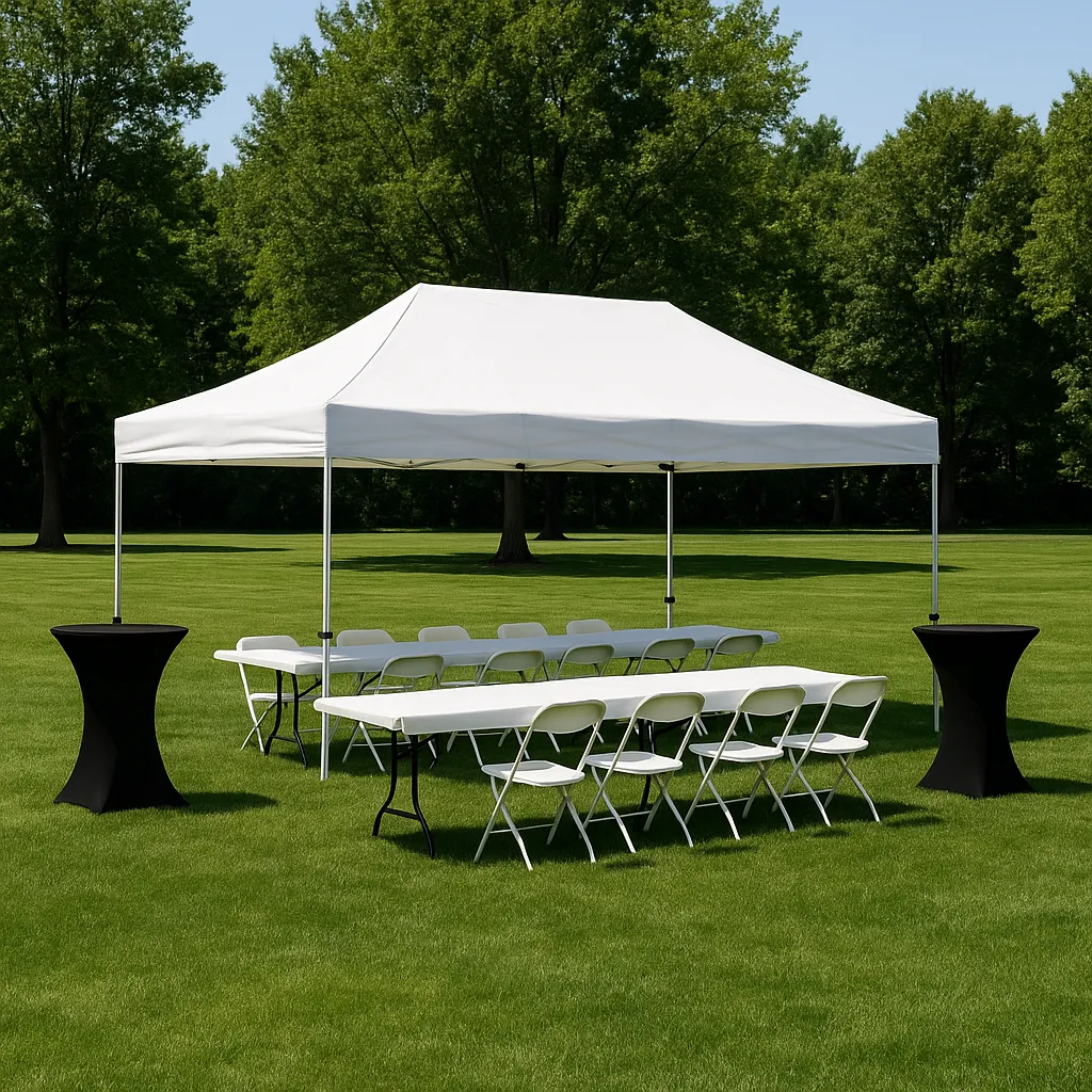 10×20 Pop-Up Tent Package