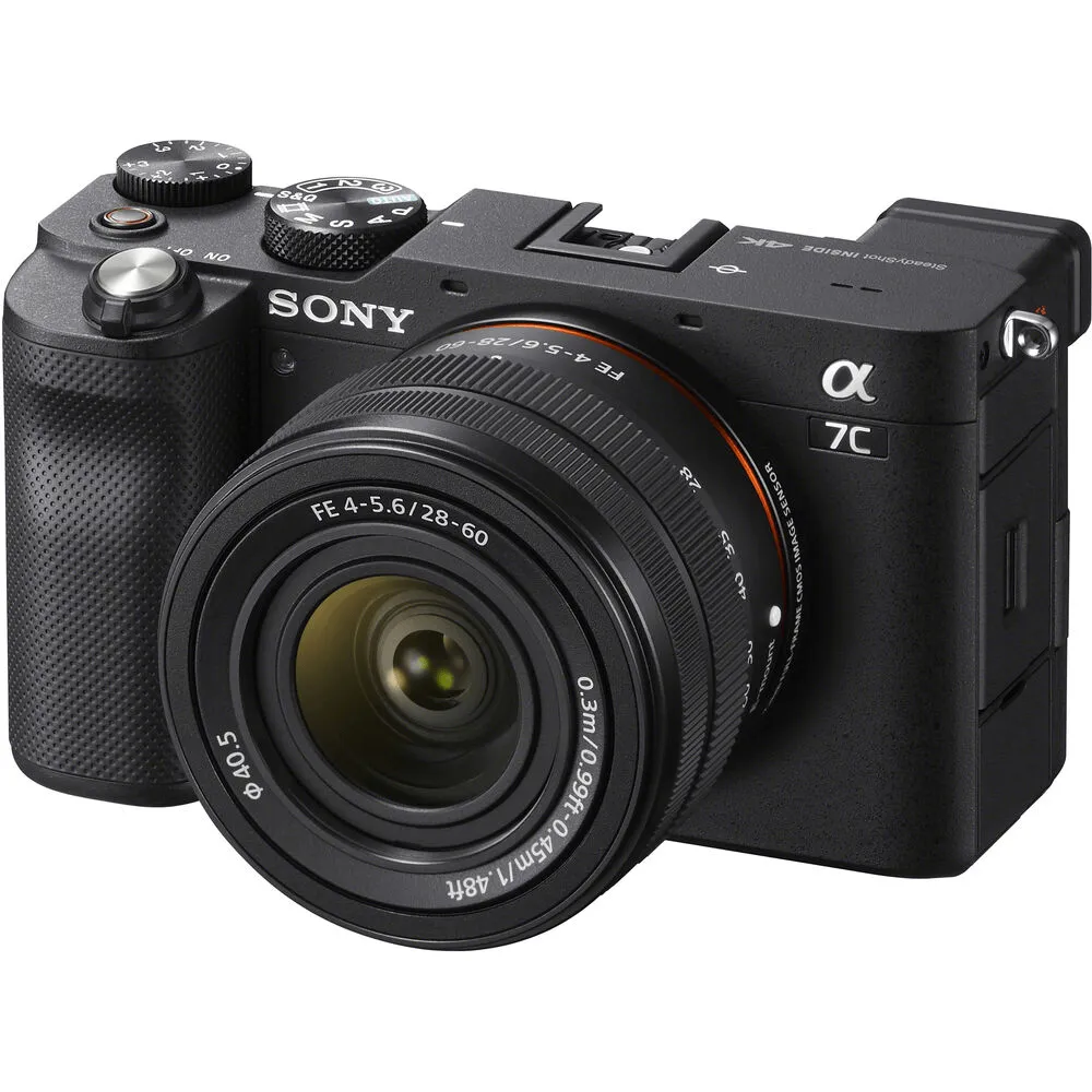 Câmera Sony a7C Mirrorless 4K com Lente 28-60mm (Preta)
