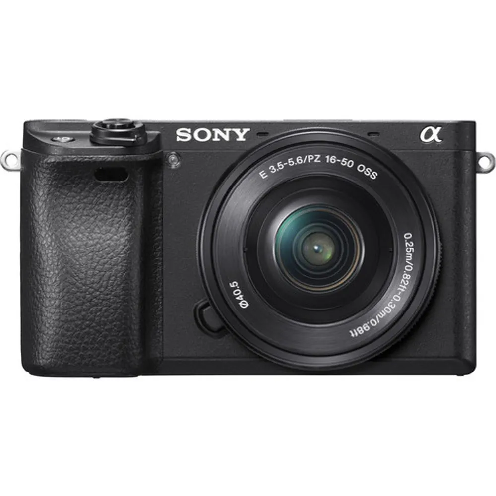 Câmera Sony a6300 Mirrorless 4K Lente 16-50mm (ILCE-6300L/B)
