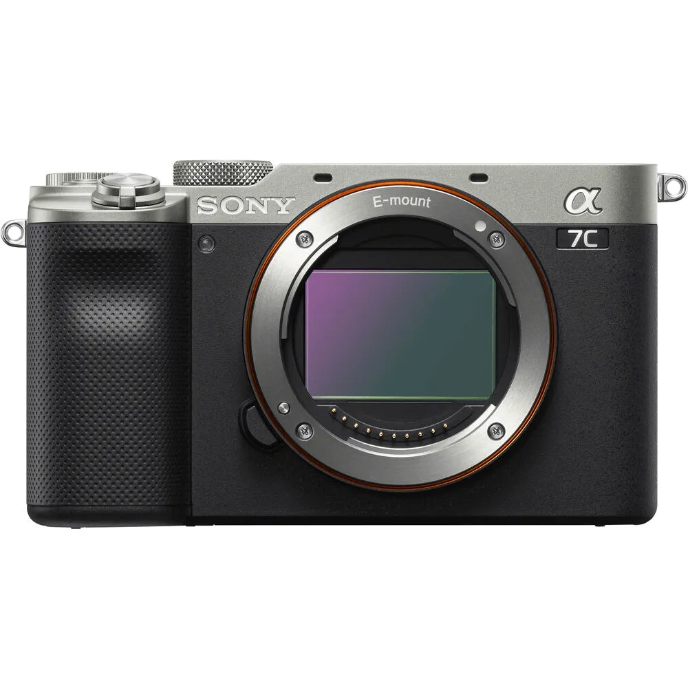 Câmera Sony a7C Mirrorless 4K (Corpo Prata)