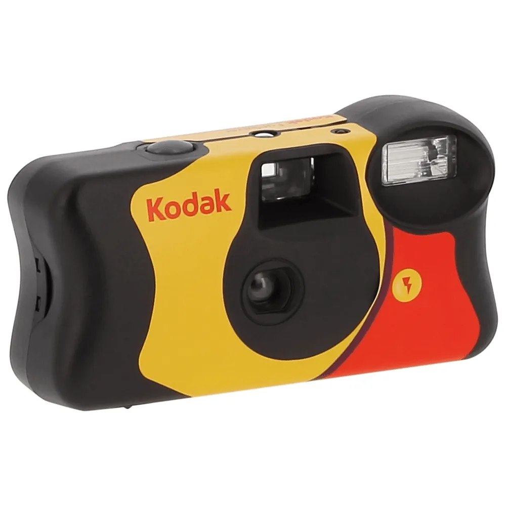 Câmera Descartável Kodak FunSaver 35mm ISO-800 com Flash de Uso Único