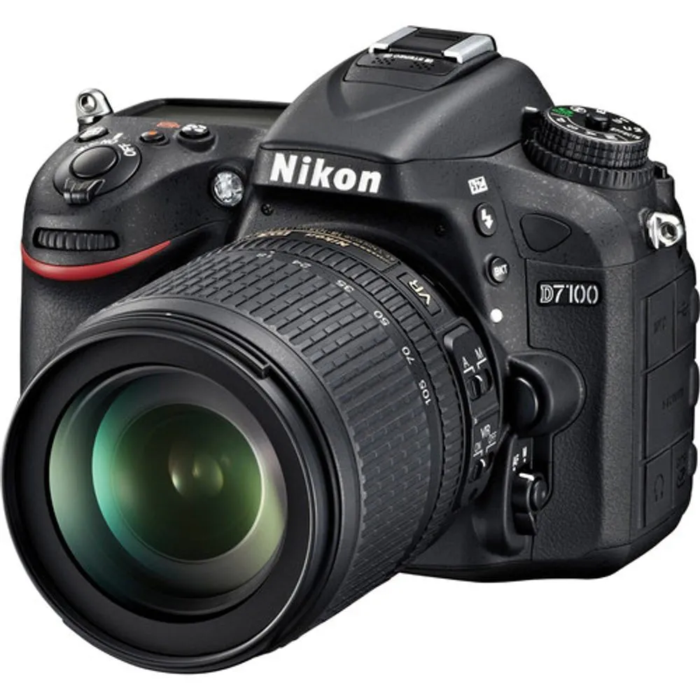 Câmera Nikon D7100 com Lente 18-105mm f/3.5-5.6G ED VR DX