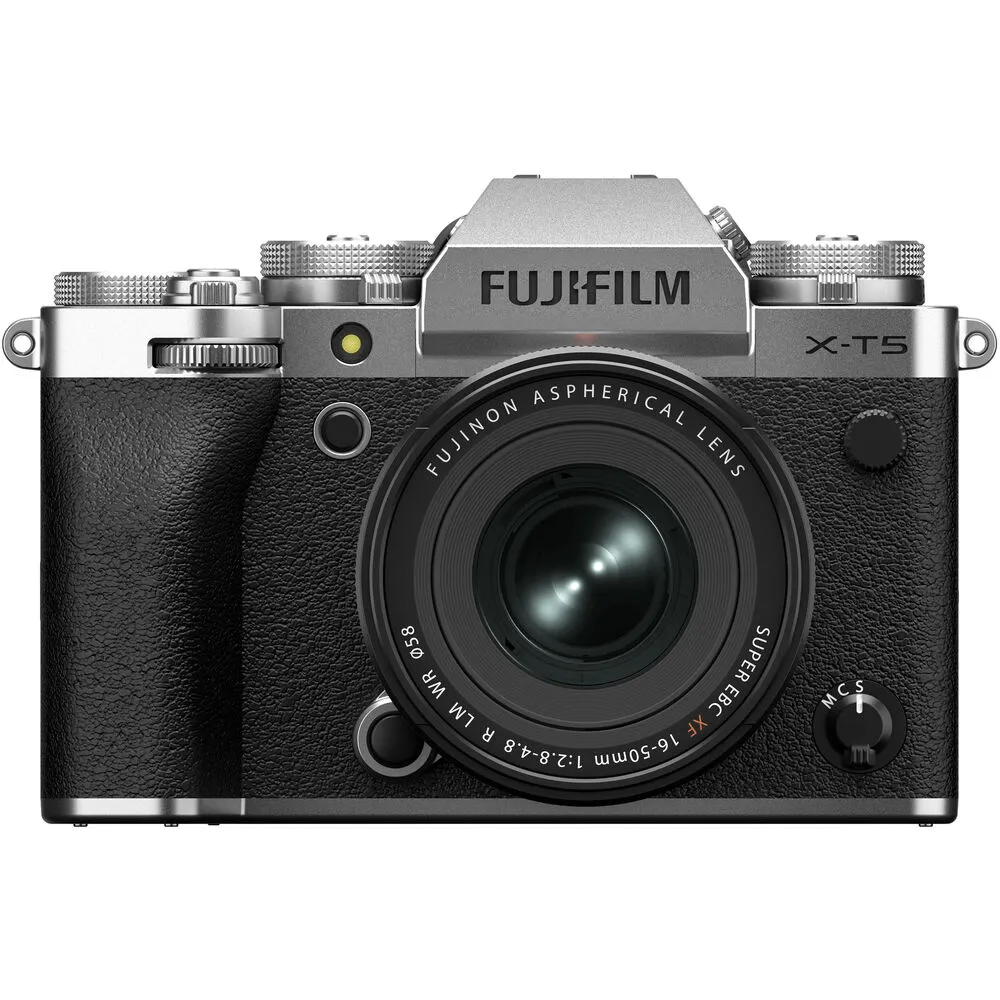 Câmera Mirrorless FujiFilm X-T5 com Lente XF 16-50mm (Prata)