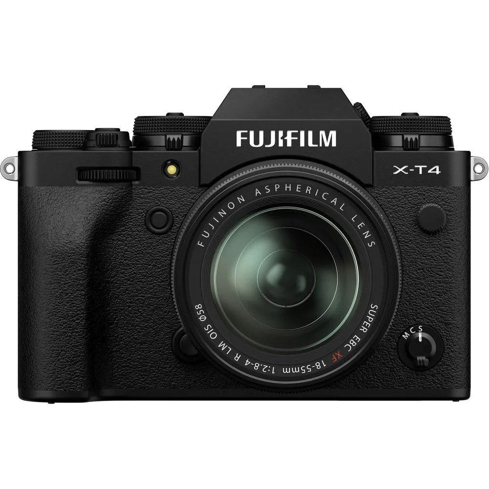 Kit Mirrorless FujiFilm X-T4 4K com Lente XF 18-55mm (Preta)