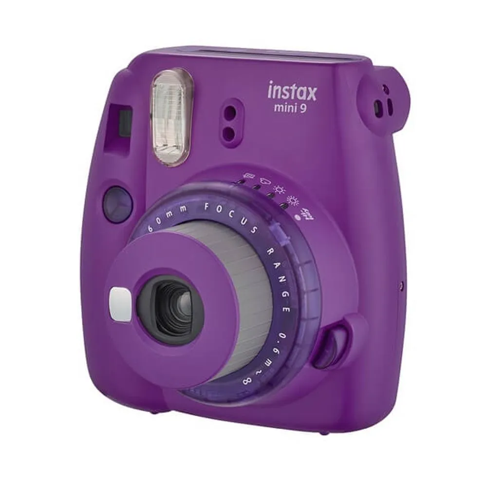 Câmera Instantânea FujiFilm Instax Mini 9 Roxo Açaí