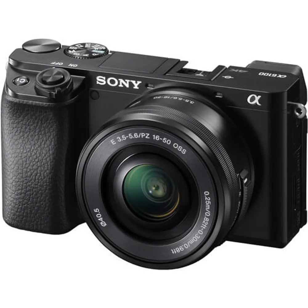 Câmera Sony a6100 Mirrorless 4K com Lente 16-50mm (ILCE6100L/B)