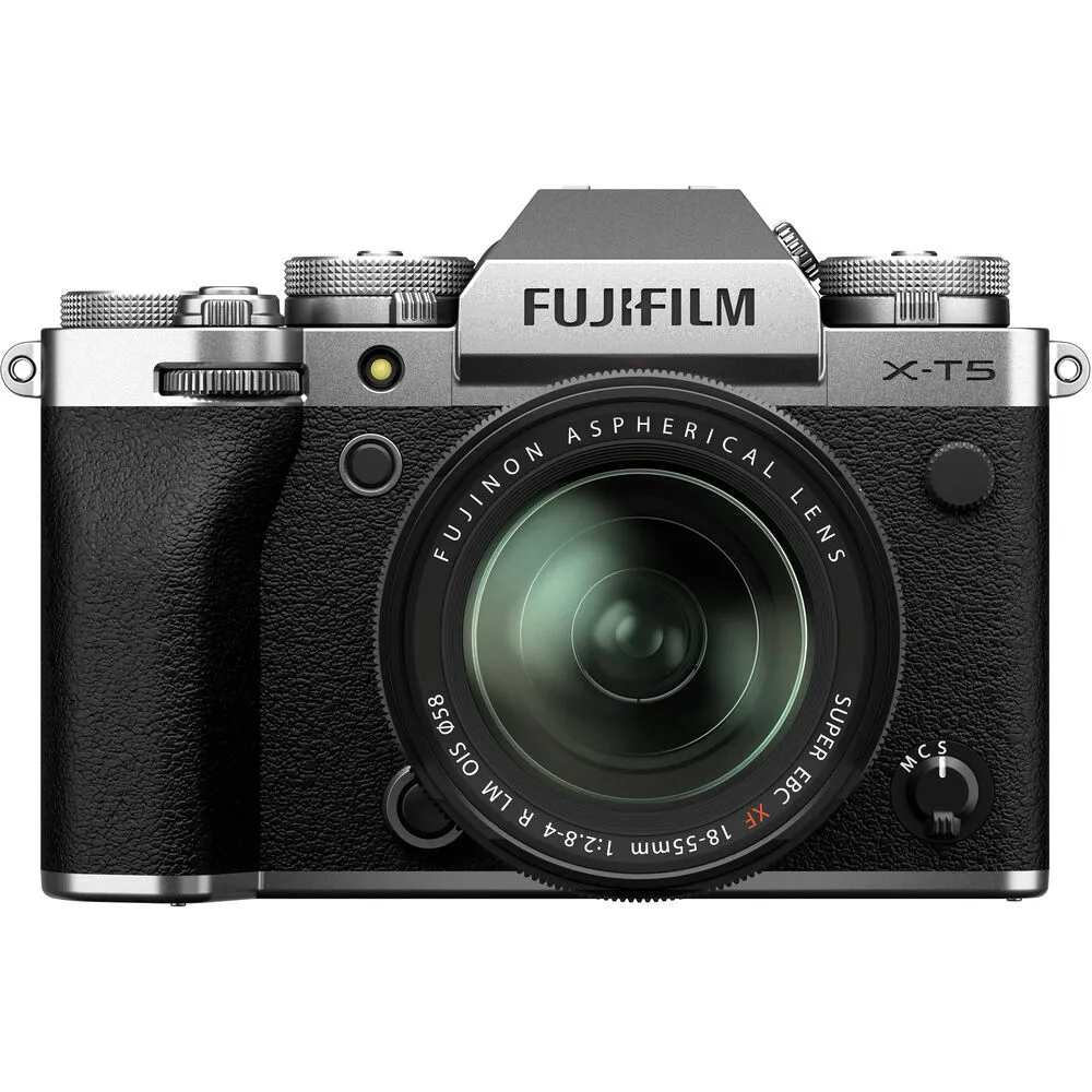 Câmera Mirrorless FujiFilm X-T5 com Lente 18-55mm (Prata)