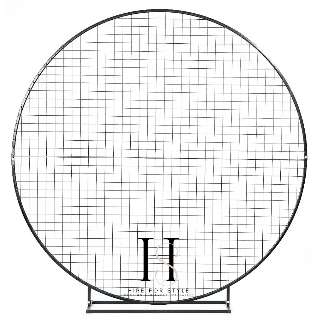 Hire black mesh backdrop Kalam Party Hire